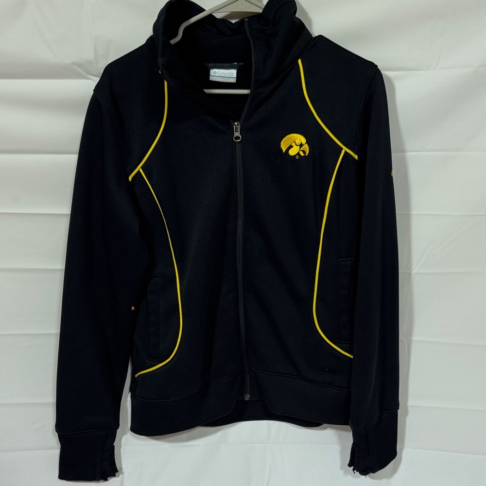 Columbia Iowa Hawkeye zip up jacket